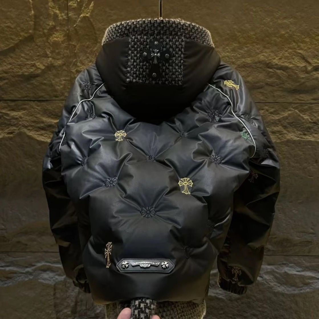 晖MY-28179【新年限定】冬季新款设计师款高级感时尚潮流男款棉服