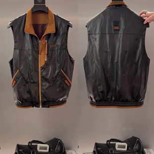 老钱风男士 Money春夏新款 old 立领复古轻奢痞帅马甲2606 豪哥