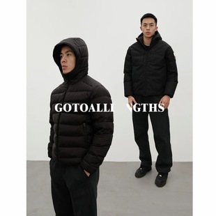 GTAL美式 军鸟排骨羽绒服90白鸭绒双面穿户外休闲带帽保暖羽绒外套