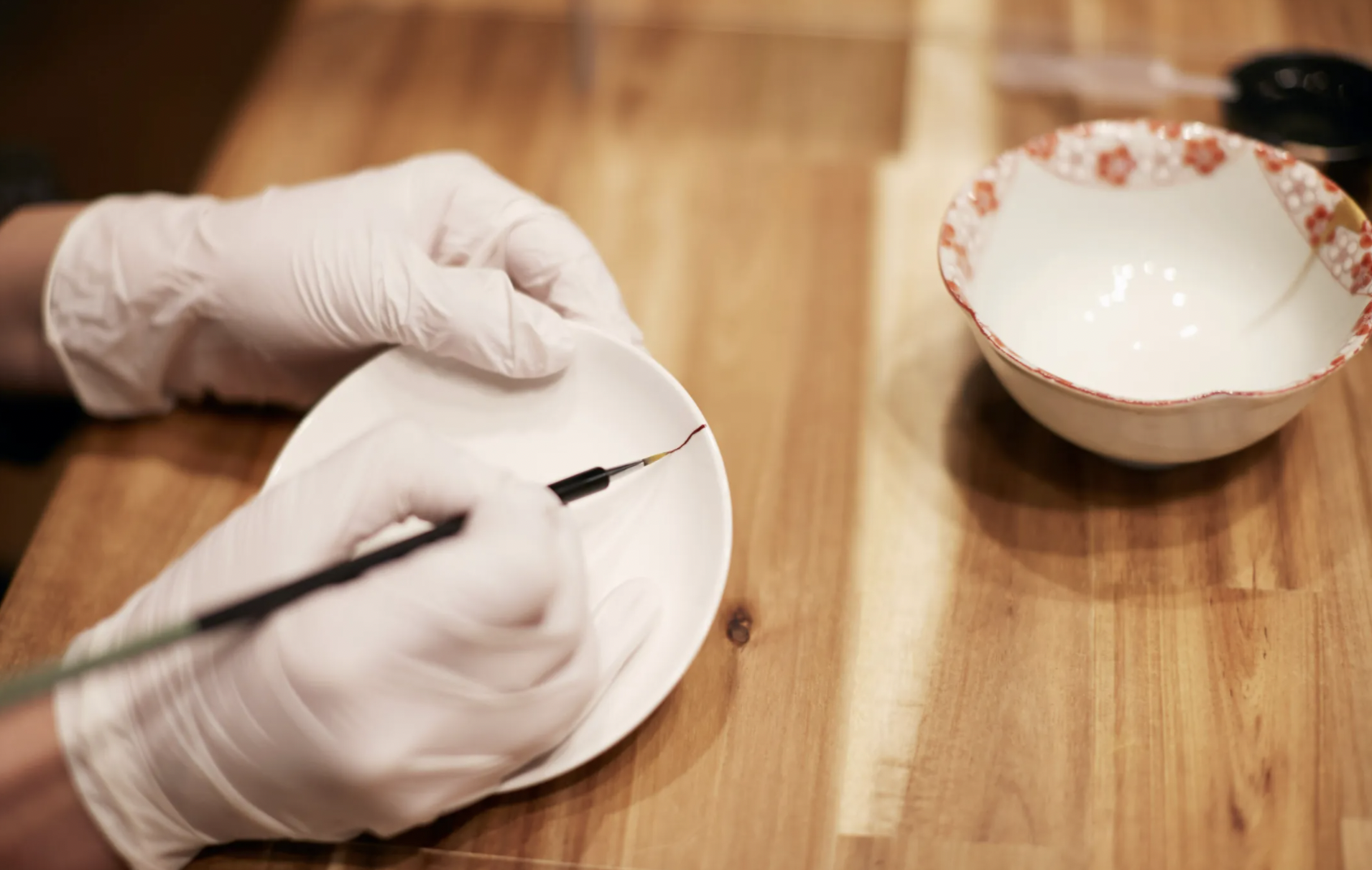 金地漆金缮用上金漆金脚漆弁柄色 大漆修复材料漆艺在乎东西