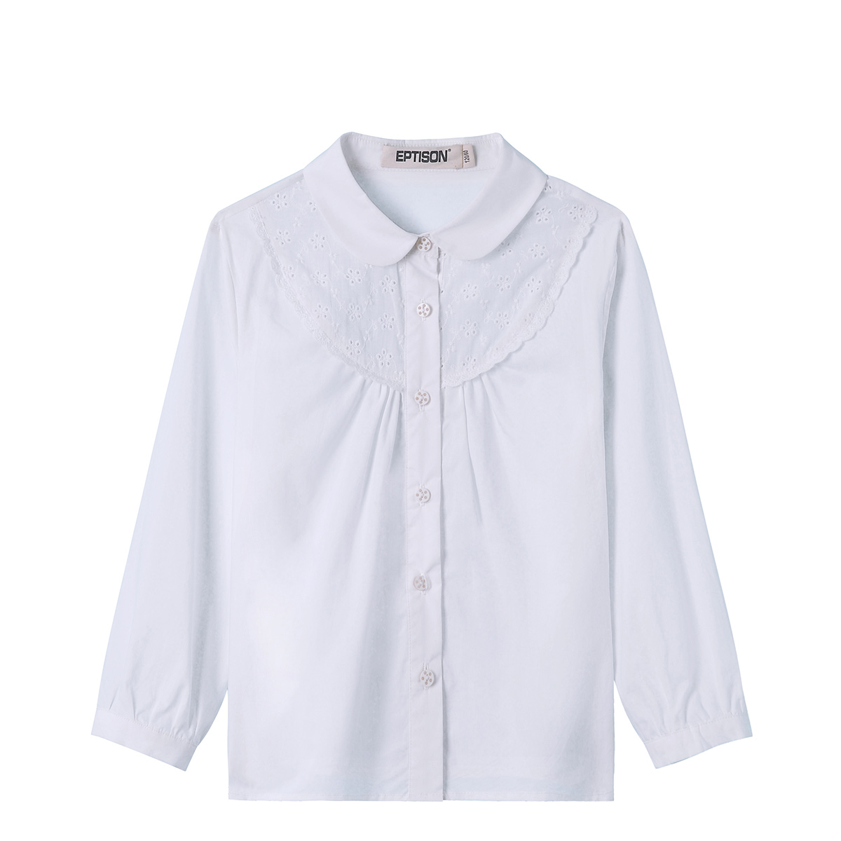 Chemise fille EPTISON à manche longue - Ref 2088803 Image 5
