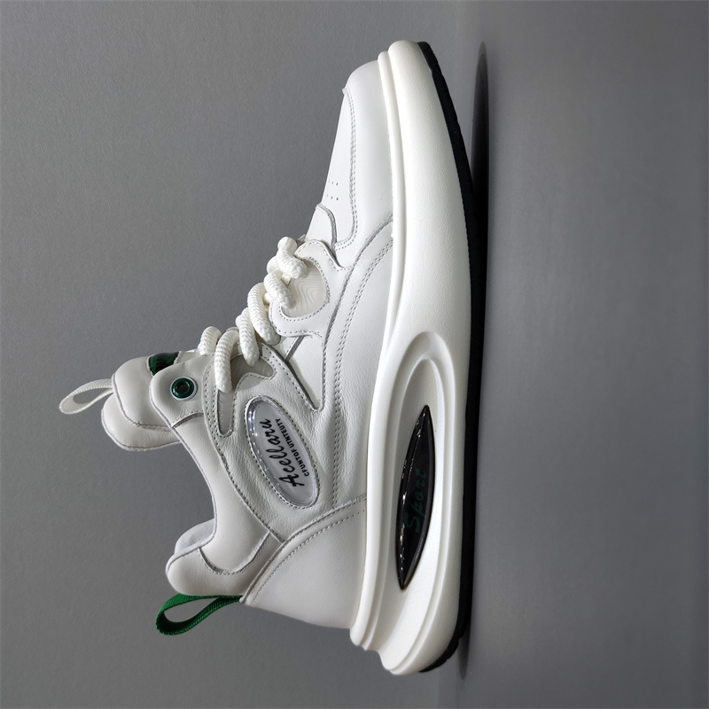 稀缺外贸原单捡漏头层牛皮男鞋百搭高帮板鞋韩版潮流休闲老爹潮鞋