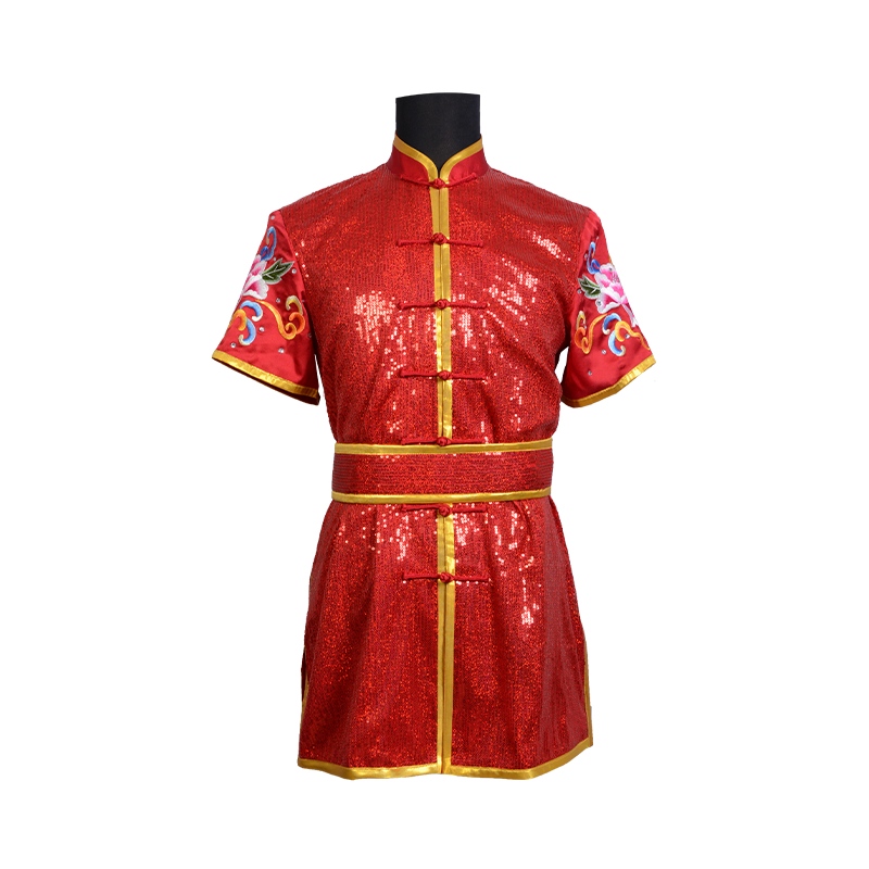 言一男2022亮片武术服定制