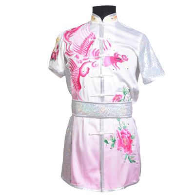言一女新款渐变武术服定制