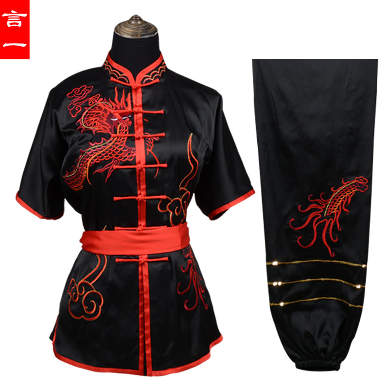 武术短袖儿童定做比赛服