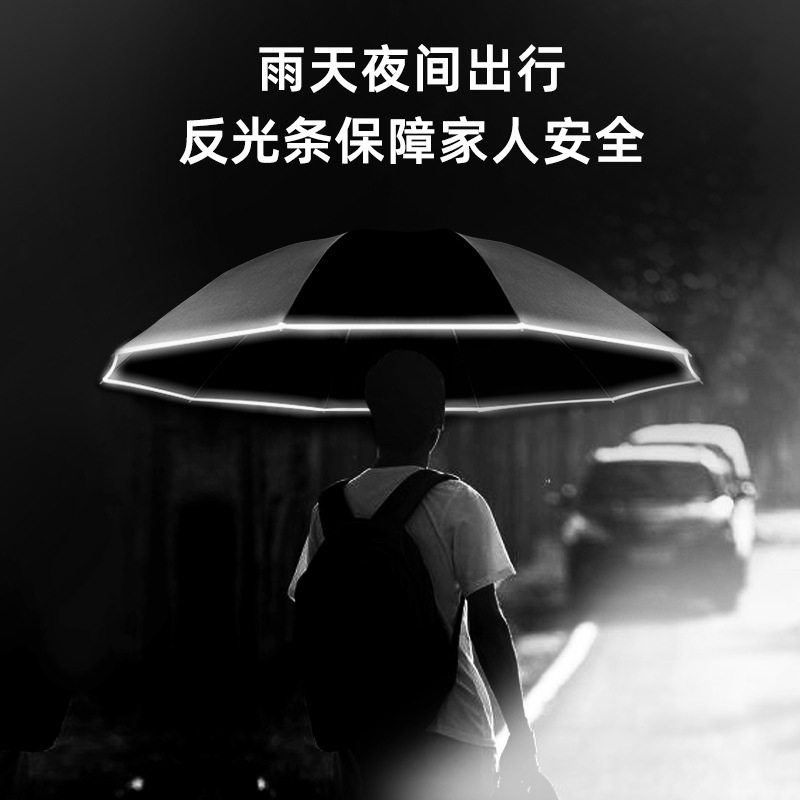 劳斯莱斯新款自动雨伞结实大号女晴雨两用折叠遮阳伞防晒防紫外线