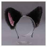 Cat ear hair band, fox headband, headwear, female Wolf dog, animal ear hair clip, bell hair clip accessory, cos decoration thumbnail 5