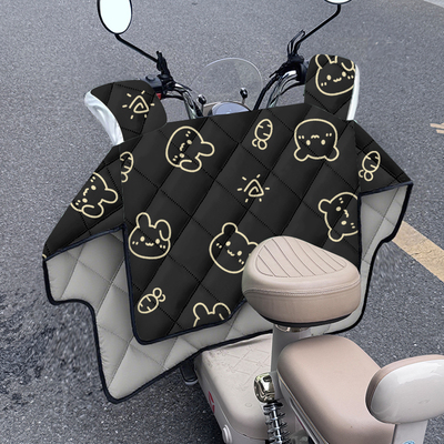 电动车挡风被四季通用双面防水