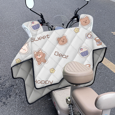 电动车挡风被四季通用冬季双面防水防晒防雨罩电瓶摩托车2025新款