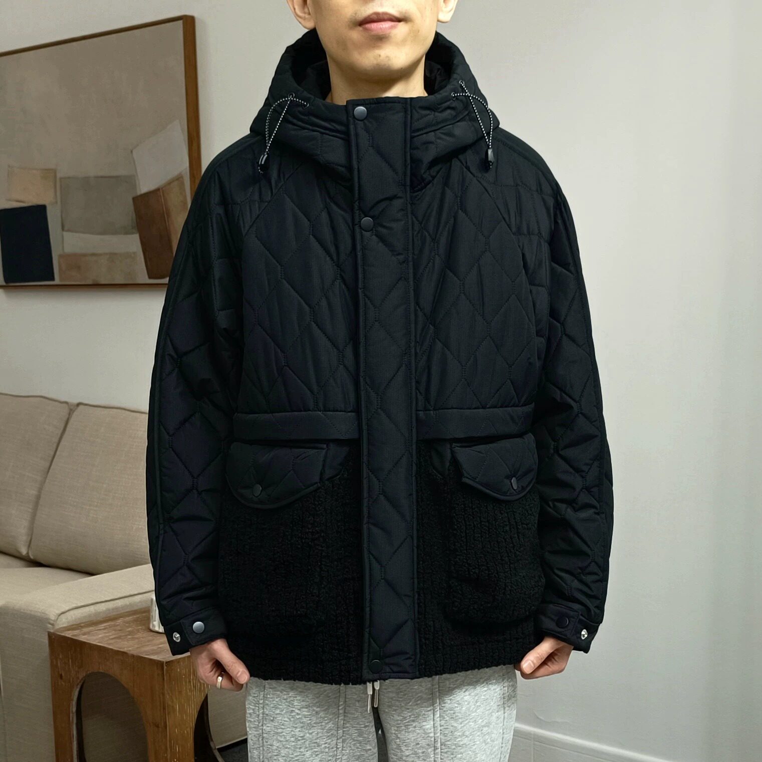 亏本清货冬男连帽外套棉衣棉服