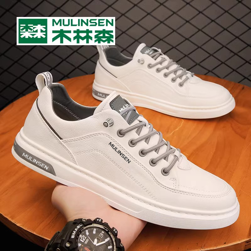 木林森官方旗舰店正品男鞋小白鞋