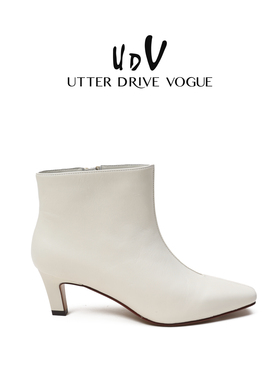 UDV秋冬经典时尚气质时装靴女真皮简约舒适通勤瘦瘦靴2026新款