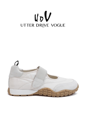 UDV机能玛丽珍休闲鞋女2025夏季新款丑萌单鞋一脚蹬懒人鞋运动鞋