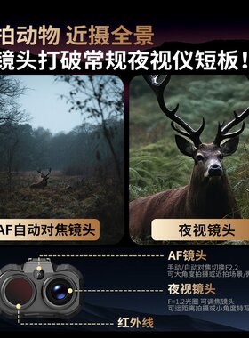 NV109双镜头2.7K多彩红外线夜视仪 迷你双筒高清昼夜户外打猎相机