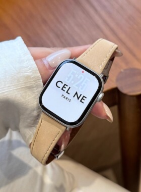 职场天菜秋冬新款丝绒iwatch表带 适用苹果S11/10/9/8 小米华为