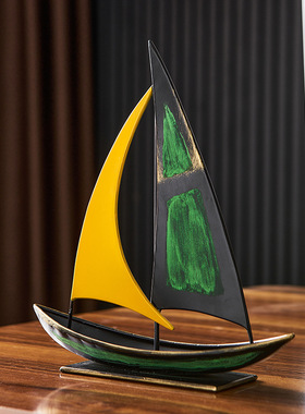 样板间装饰品书柜餐厅一帆风顺玄关摆件客厅电视柜酒柜招财装饰品