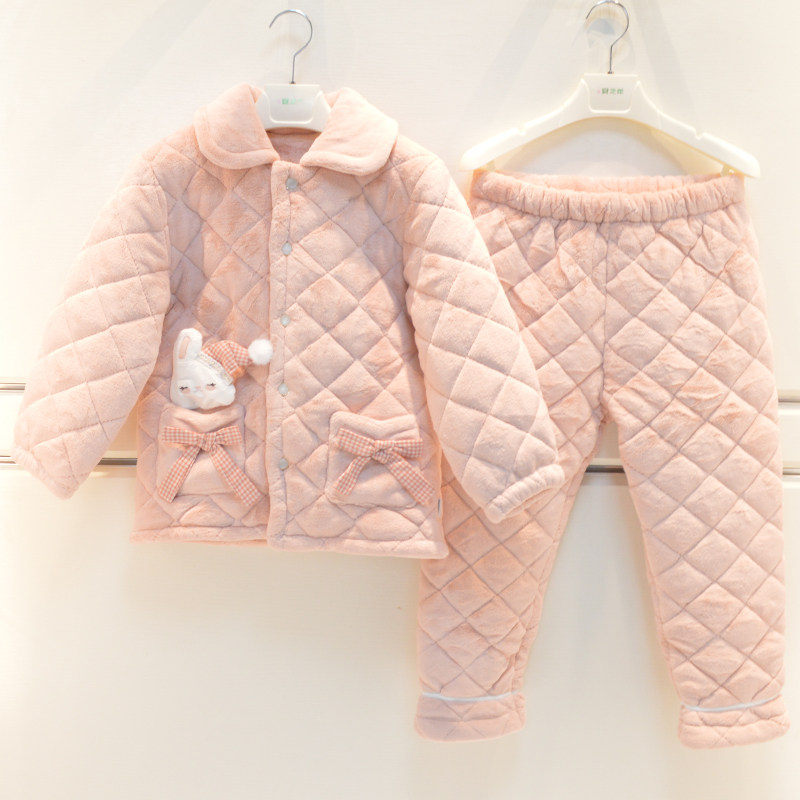 保暖夹棉家居服妈咪印象简约秋冬