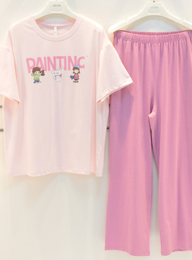 安之伴女士夏季少女睡衣家居服