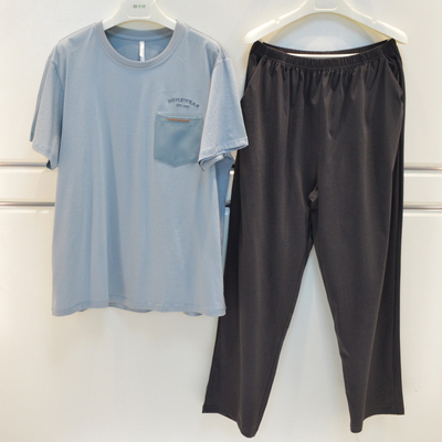 妮可雅睡衣2025夏季男士丝光新棉