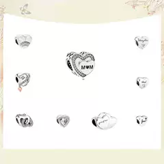 Beads Heart-Shaped Letter Beads DIY Bracelet Accessories Beads as a Gift for Your Girlfriend