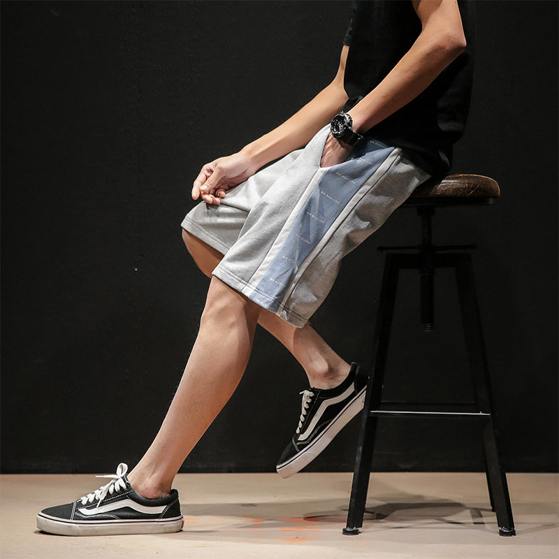 A090-K956-P40夏季休闲裤薄款百搭五分裤宽松工装短裤男潮流大码图片