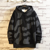 白墙ins原宿风休闲连帽卫衣男秋季百搭宽松帽衫WY51限98，男装卫衣，电商A089-1