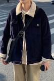 2021主推数据好网红羊羔毛灯芯绒棉衣外套男A090MY918，男装棉衣，电商A089-1