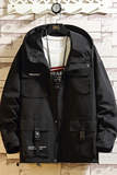已到货白砖墙机能工装夹克男日系大码休闲宽松外套A090-JK906P95，男装夹克，电商A089-1