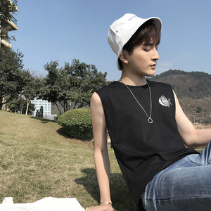 2025年春夏新款无袖印花纯棉背心 A090BX102P25  38元图片