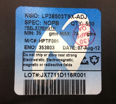 热卖LP38503TSX-ADJ进口全新原装