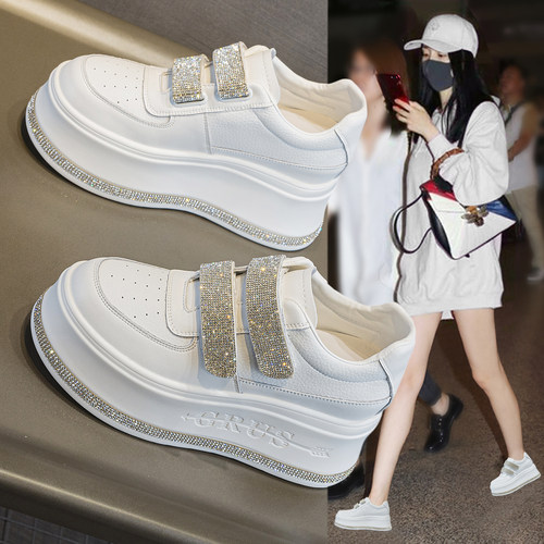 内增高小白鞋女秋季2026新款爆款