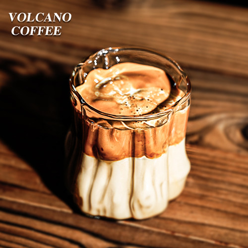 dirty咖啡杯复古拿铁高硼玻璃杯