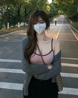 夏季性感辣妹吊帶美背外穿純欲風(fēng)