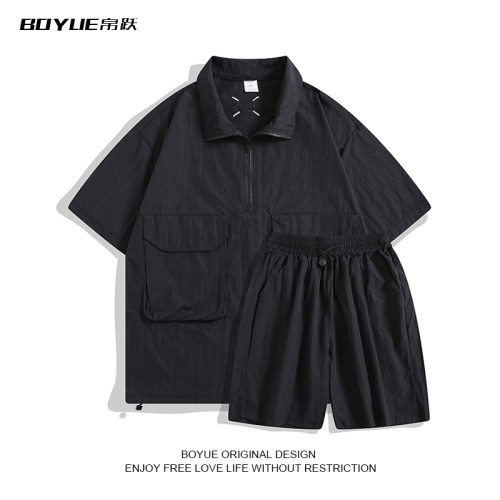 BOYUE帛跃薄款短袖短裤两件装