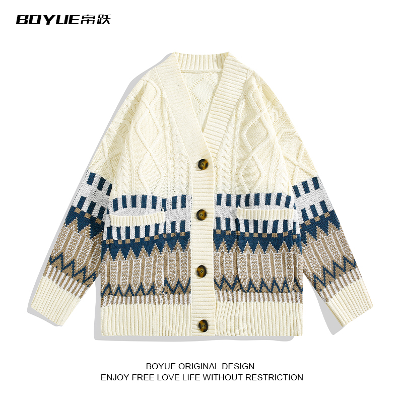 BOYUE帛跃开衫毛衣秋冬季