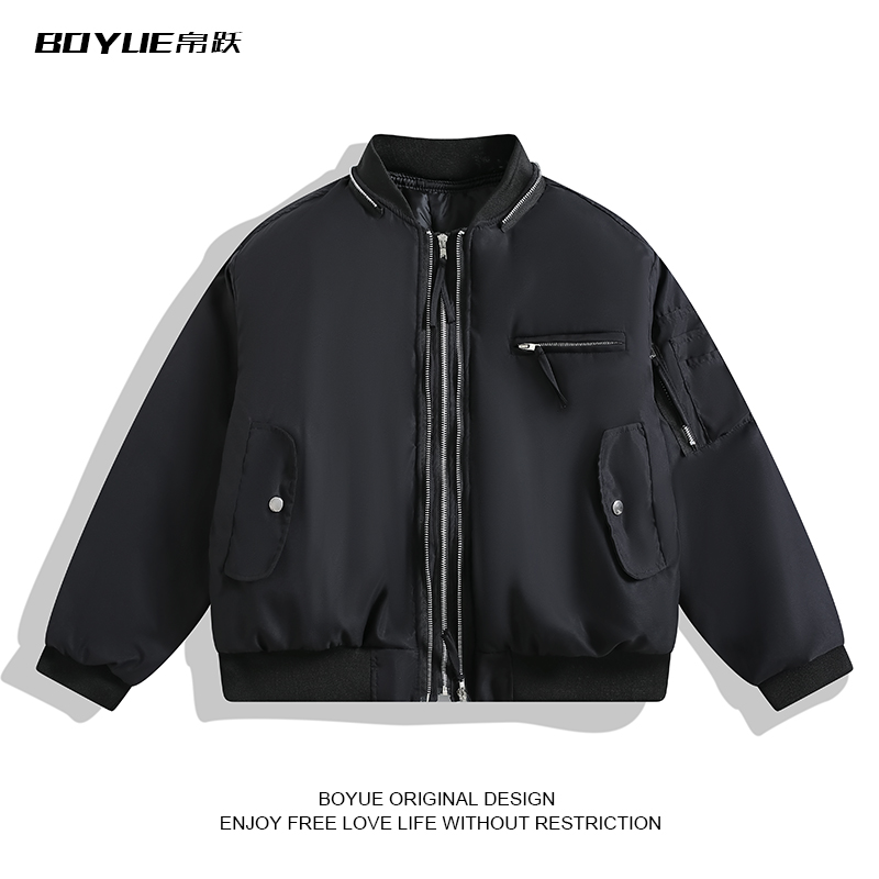 BOYUE帛跃飞行员棒球服工装棉衣