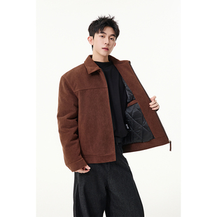 BOYUE帛跃秋冬工装夹棉保暖户外棉衣休闲通勤高级感行政夹克男女