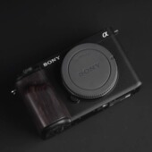 小隼兔笼配件 黑檀木防滑握把超轻仅18克 索尼ZVE1相机手柄