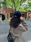 UncleYao 伦敦留学生 前后两戴气质学院风秋冬毛呢前进帽贝雷帽子