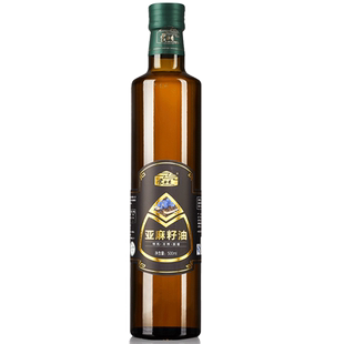 蒙谷香500毫升亚麻籽油亚麻酸含量59.7%