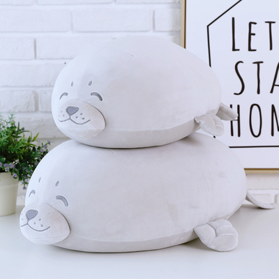 新款软萌海豹抱枕儿童安抚小玩偶