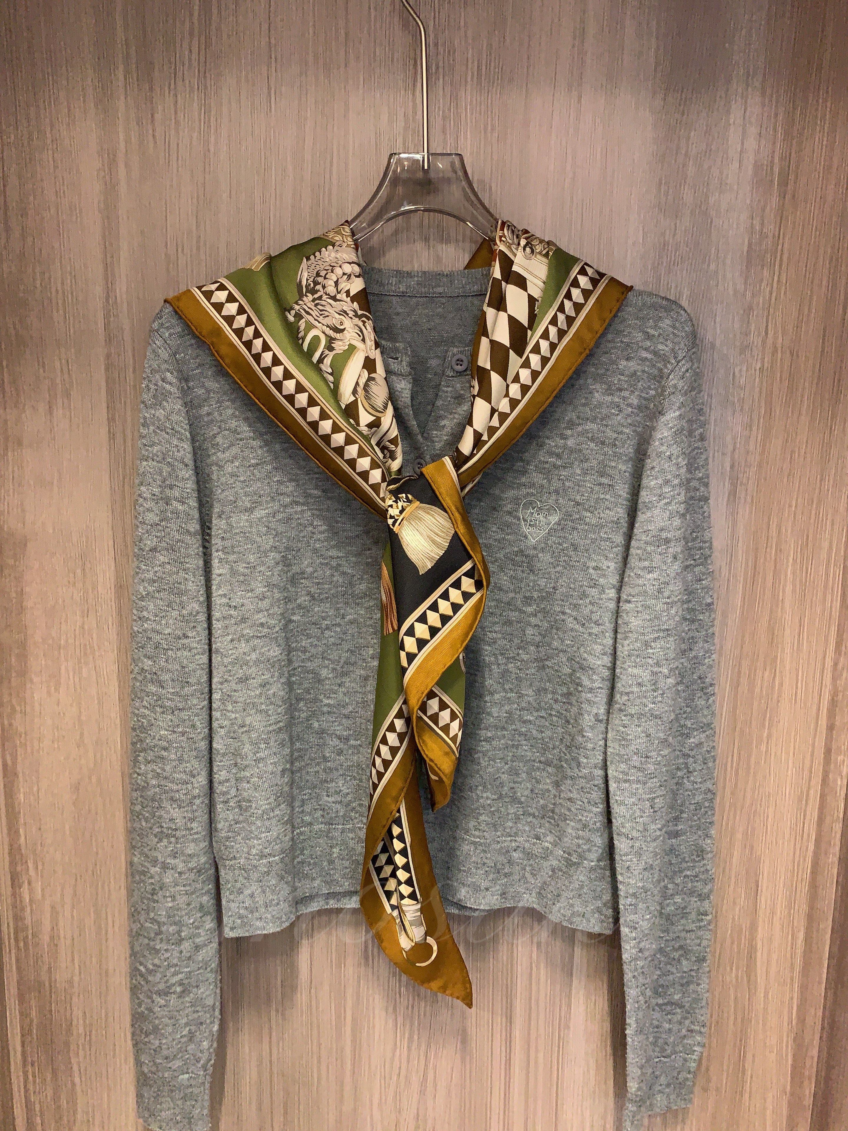 意罗绸三角巾 双面用高品21姆米桑蚕丝围巾 百搭真丝披肩女