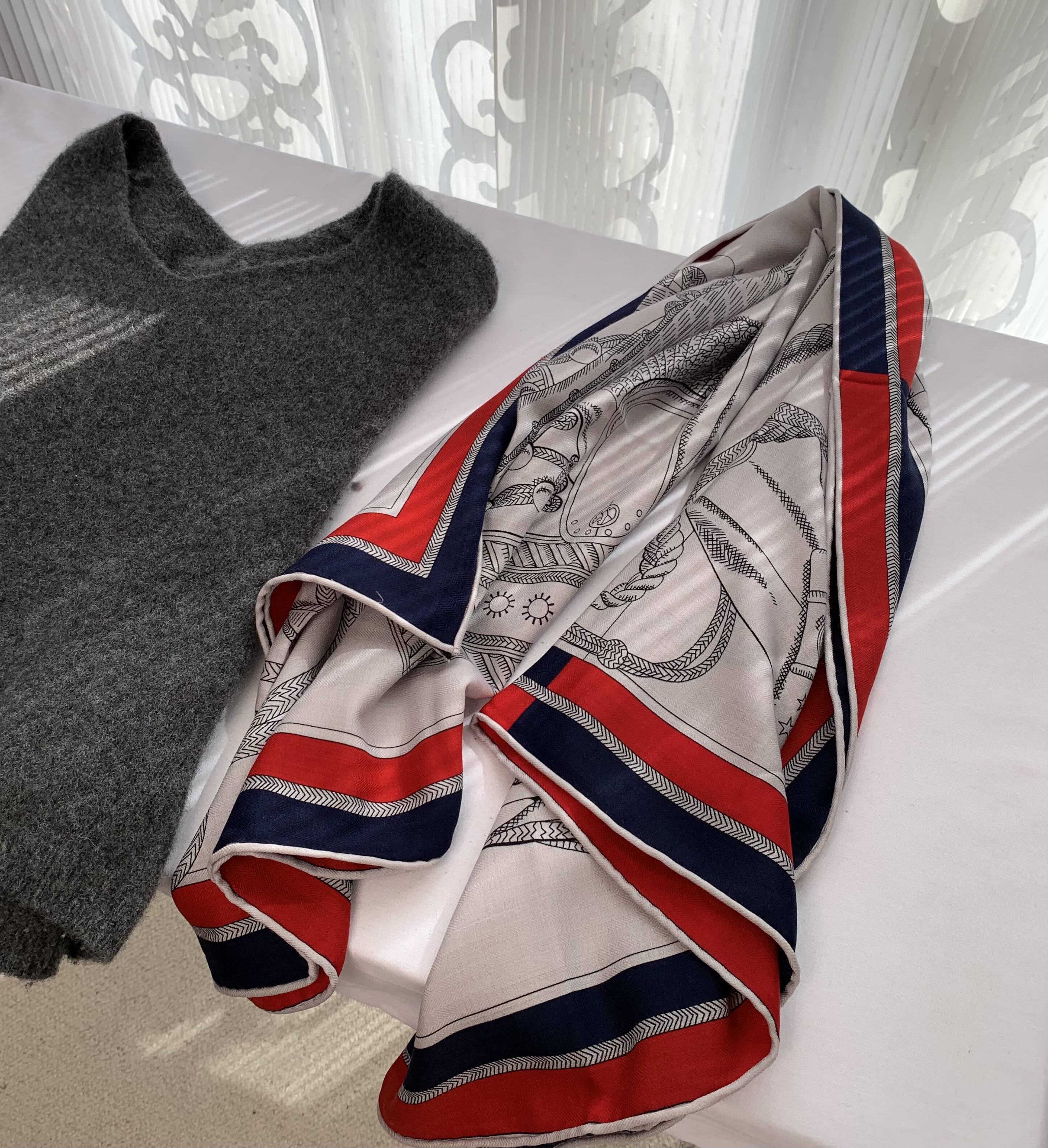 佐阿夫 定织面料10%山羊绒90%澳洲羊毛超柔软羊绒围巾减龄披肩