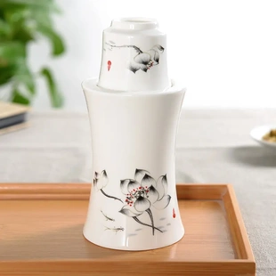 温酒壶家用烫酒壶景德镇陶瓷老式暖热酒具二两白酒黄酒温酒器套装