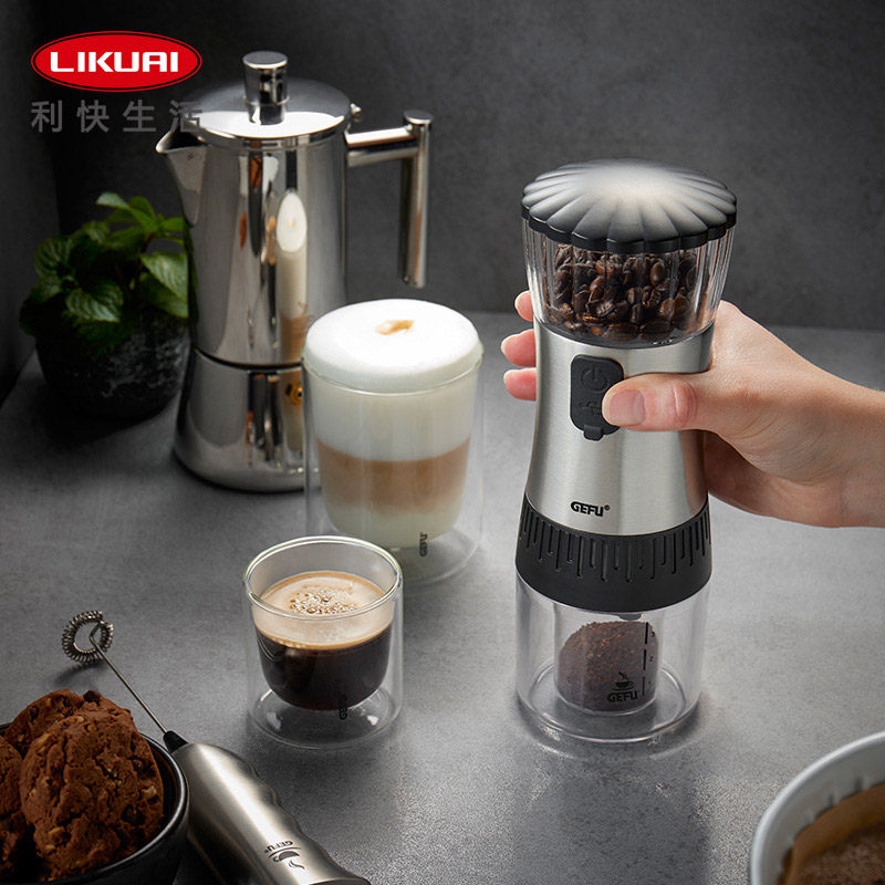 电动磨豆机咖啡豆研磨机便携全自动小型咖啡机研磨器手冲咖啡粉