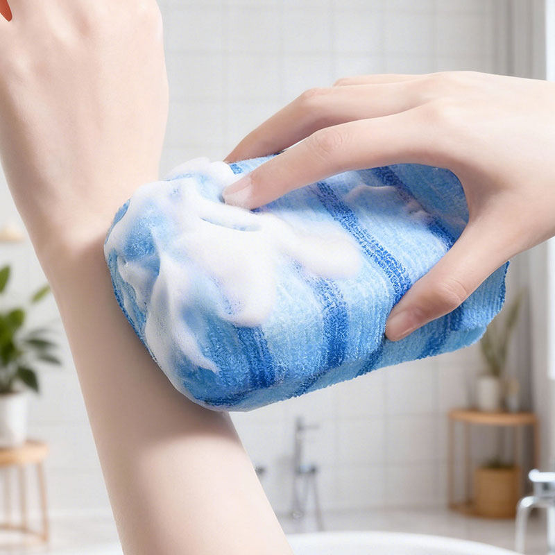 AISEN搓澡巾洗澡海绵吸水成人搓背清洁巾去污搓泥搓澡神器不伤肤