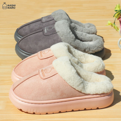 流氓兔加厚保暖居家厚底防滑棉拖