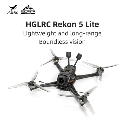 化骨龙 HGLRC Rekon5 LITE O4PRO 4K录制 轻量化 远航 穿越机