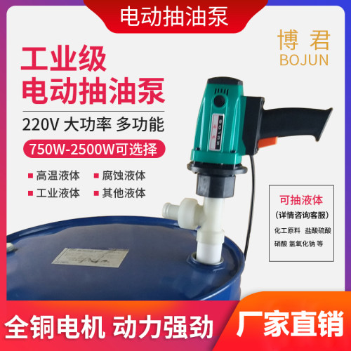 手提式防腐蚀大功率塑料加油泵