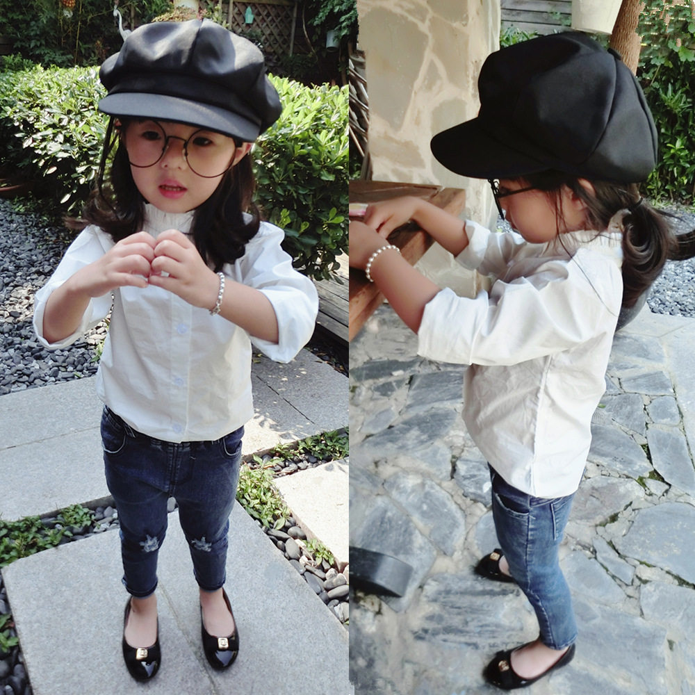 Chemise fille à manche longue - Ref 2086825 Image 1